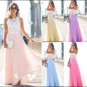 Beautiful Lace Top Gown